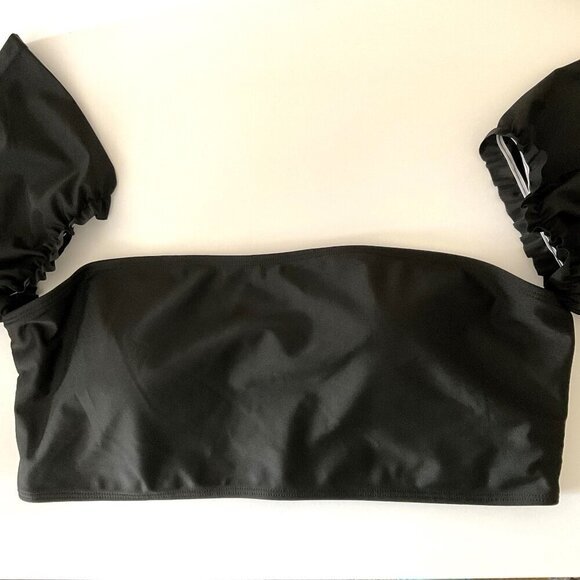 NEW SLEEVED OFF SHOULDER BIKINI TOP (Runs smaller ) - Picture 6 of 12